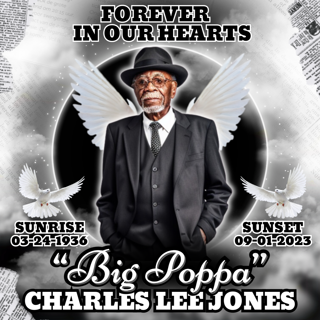Black Memorial Digital Design Editable Template