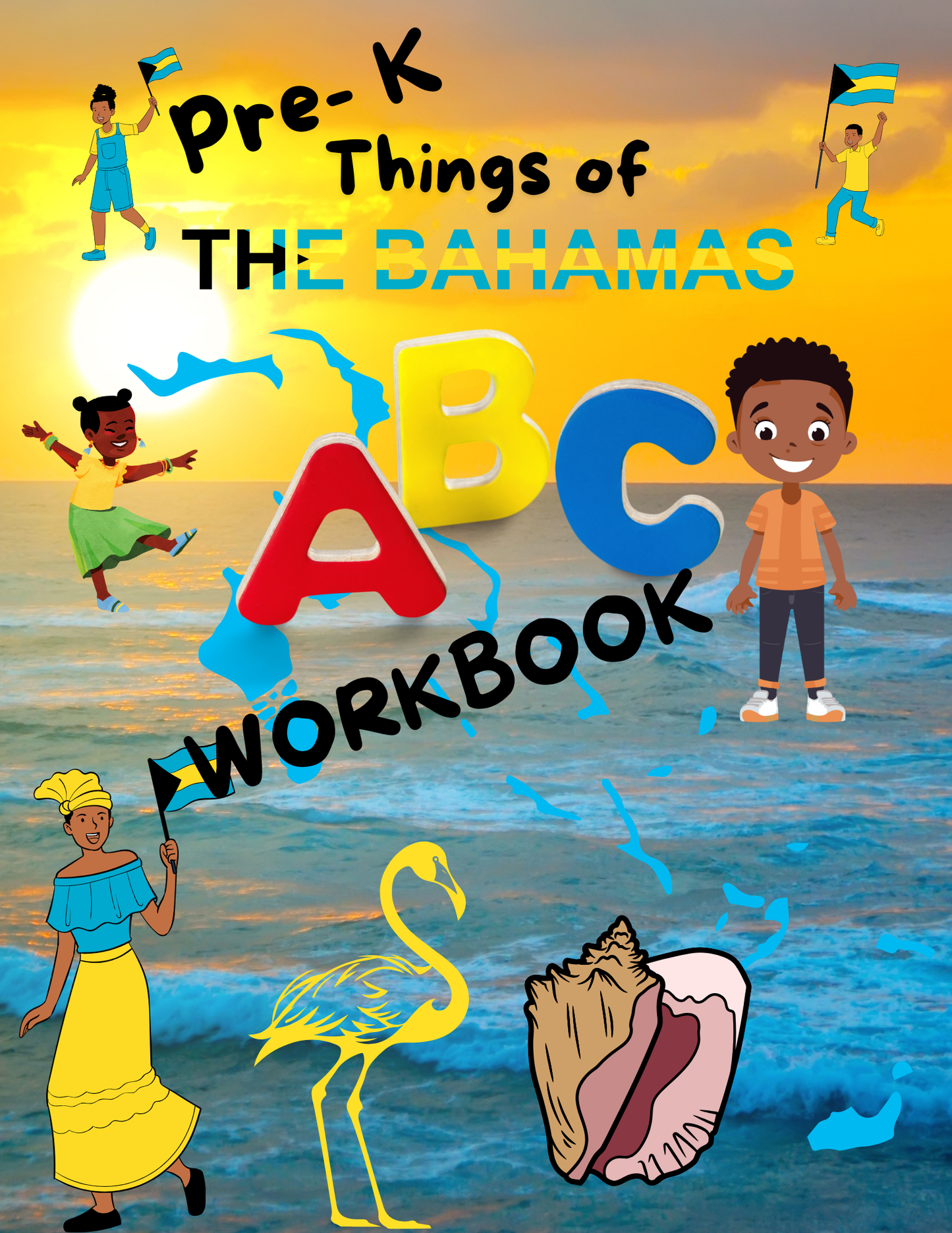 Pre-K Things Bahamian ABC Book Editable Template