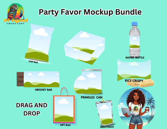 Party Favor Mockup Bundle
